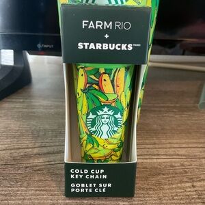 Starbucks FARM Rio Banana Cold Cup  Key Chain